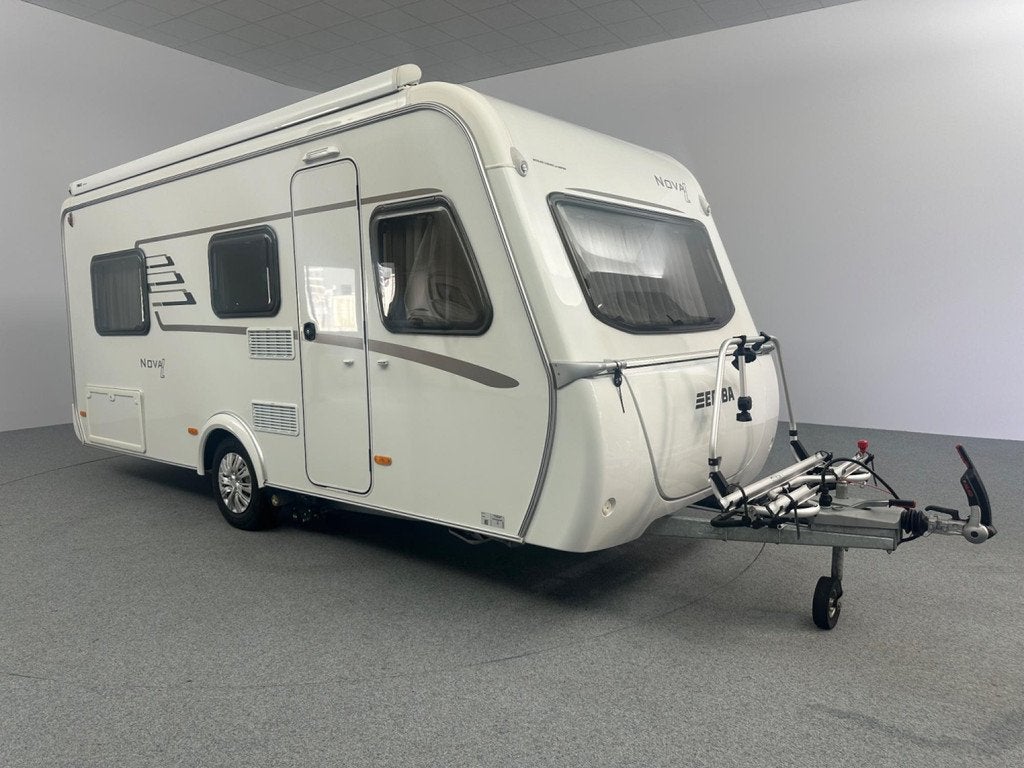 Eriba Nova Light 442 Enkele bedden Cassetteluifel Mover, Caravans en Kamperen, Hordeur, Bedrijf, 4 tot 5 meter, Eriba