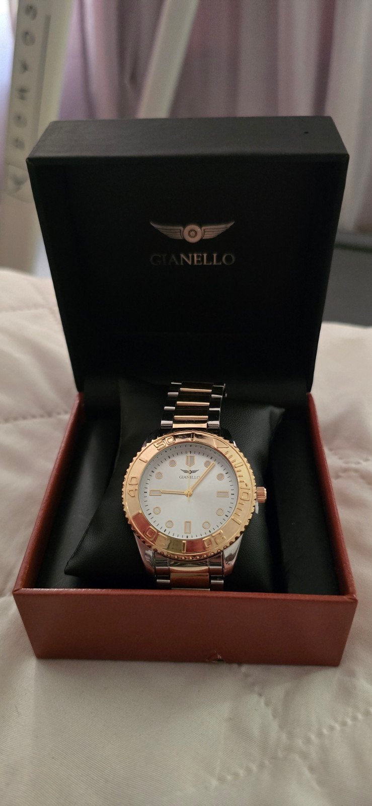 horloge is nieuw, Sieraden, Tassen en Uiterlijk, Horloges | Dames, Ophalen of Verzenden, Nieuw, Staal, Overige merken