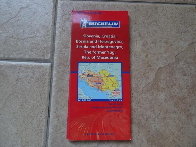 michelin wegenkaart 736 Slovenie,Kroatie,Bosnie,Macedonie, 1800 tot 2000, Europa Overig, Ophalen of Verzenden, Landkaart