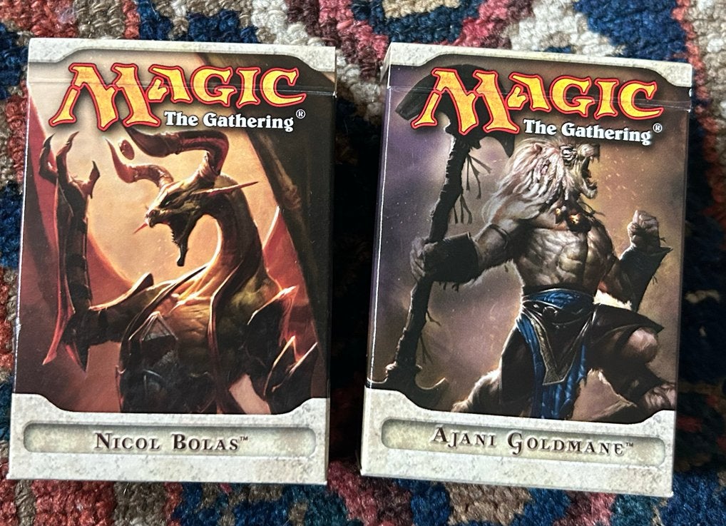 MTG Duel Decks: Nicol Bolas vs. Ajani Goldmane, Ophalen of Verzenden, Gebruikt, Starterdeck