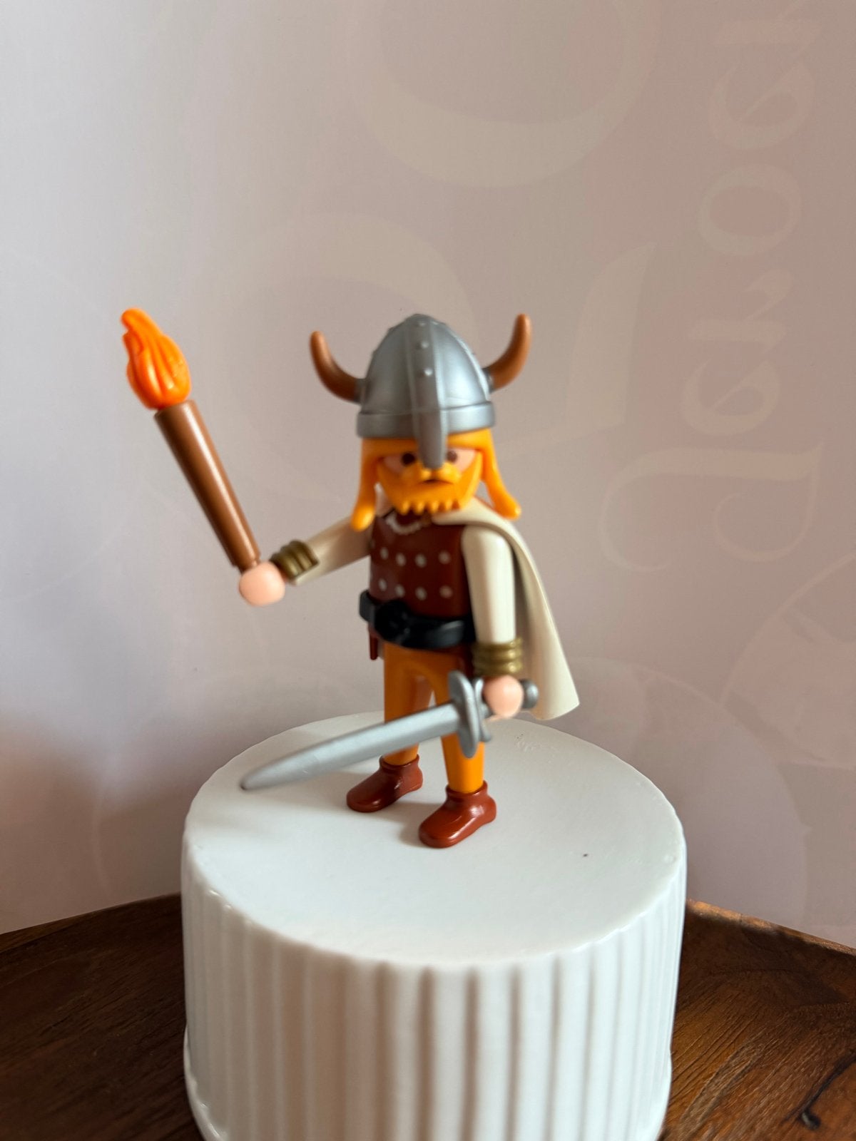 Playmobil 4519 Viking met fakkel en zwaard, Gebruikt, Historisch, Figuren, Complete set