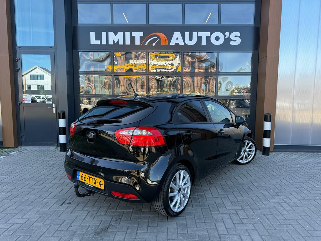 Kia Rio 1.2 CVVT Super Pack Climate/Cruise/Keyless/Pdc/El.ra, Euro 5, 4 cilinders, Zwart, Origineel Nederlands
