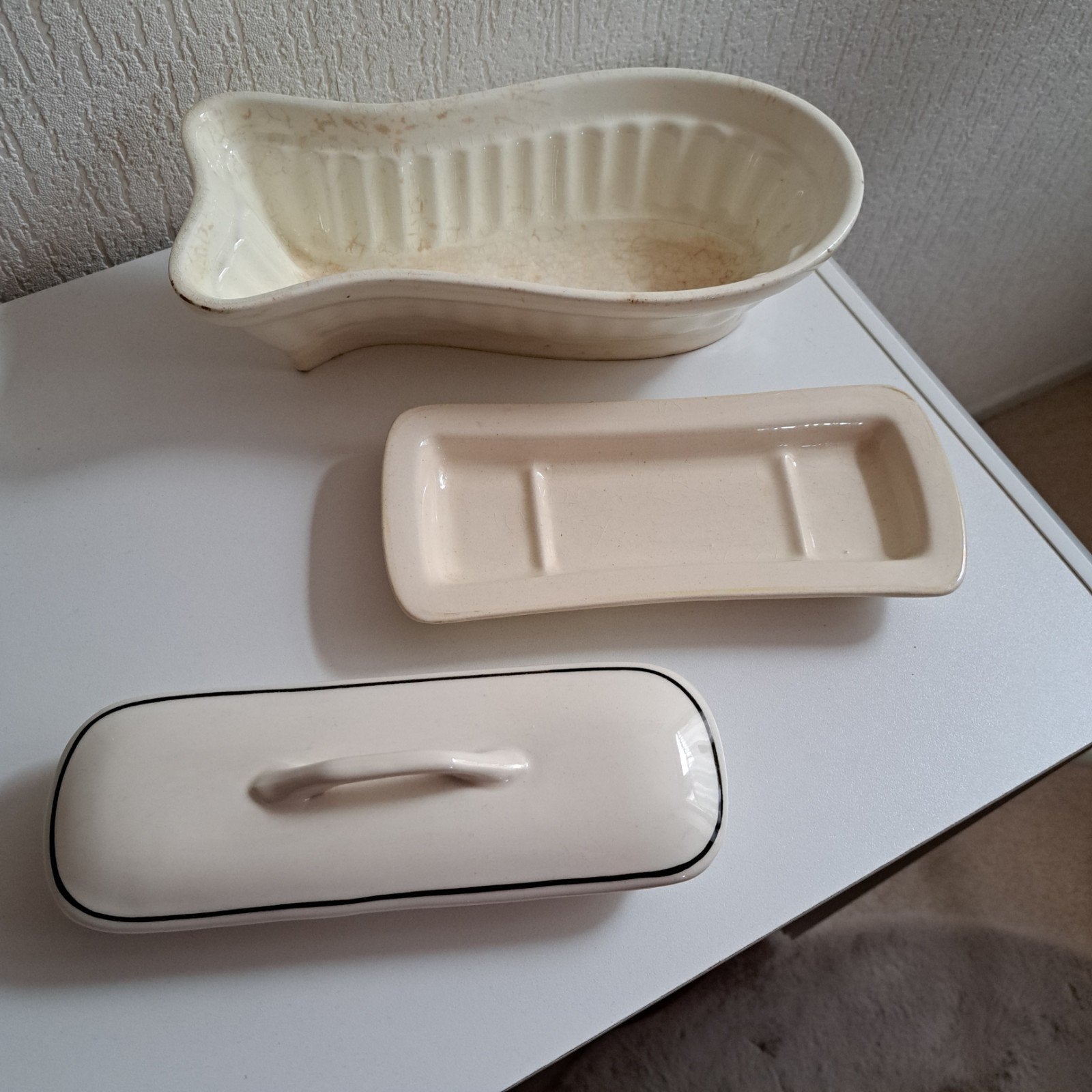 (i) Brocante porselein ongemerkt
Ongemerkt

Puddingvorm vis, Antiek en Kunst, Ophalen