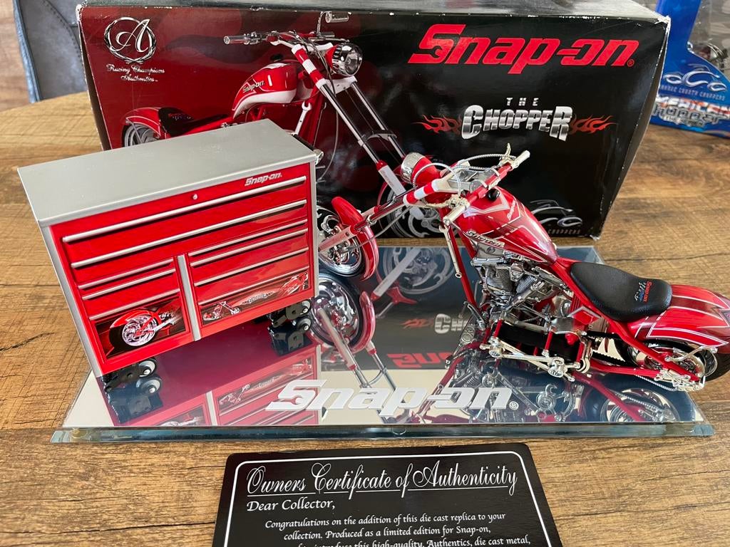 Snap-on OCC Chopper Limited Edition Model met Toolbox, Ophalen of Verzenden, Zo goed als nieuw