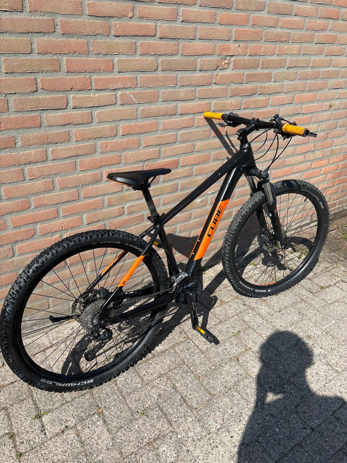Cube AIM SL Zwart/Oranje Mountainbike - 27.5/29 inch, Fietsen en Brommers, Fietsen | Mountainbikes en ATB, Gebruikt, Hardtail