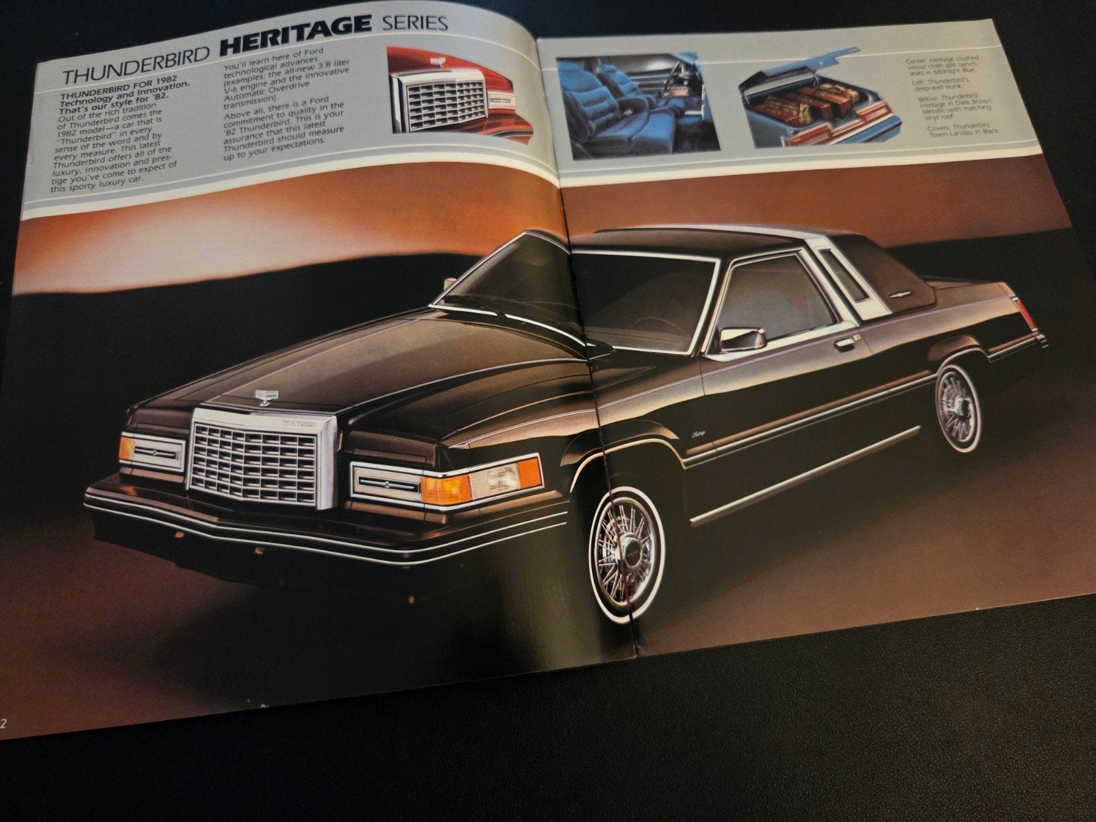 Brochure Ford Thunderbird 1982 USA, Ophalen of Verzenden, Zo goed als nieuw, Ford
