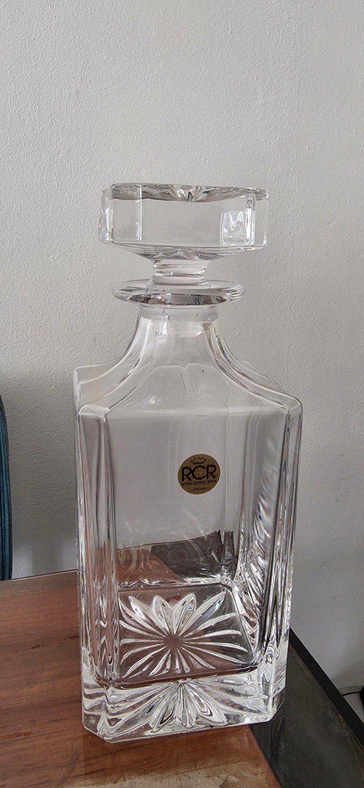 RCR Royal Crystal Rock Karaf - Italiaans Kristal, Ophalen of Verzenden