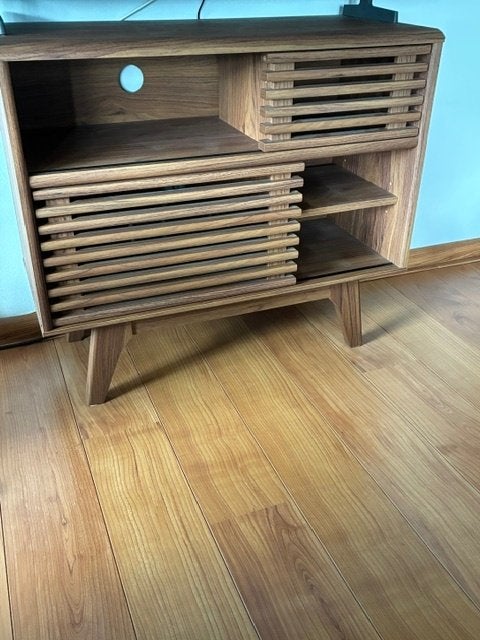 TV-kast walnoot, Ophalen, Nieuw, 50 tot 100 cm, Minder dan 100 cm