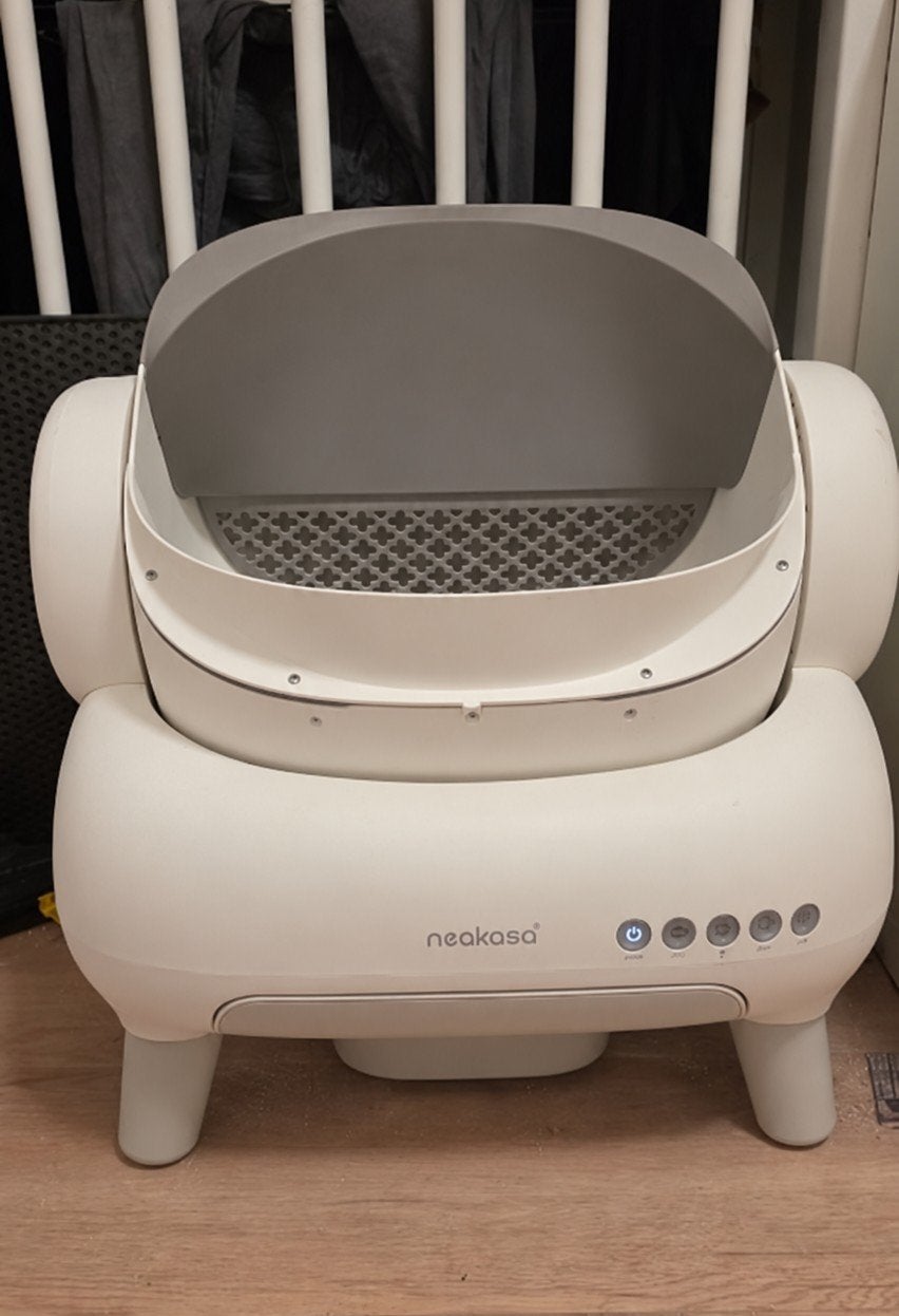 Neakasa  Robot kattenbak, Dieren en Toebehoren, Ophalen, Zelfreinigend, Zo goed als nieuw, Open