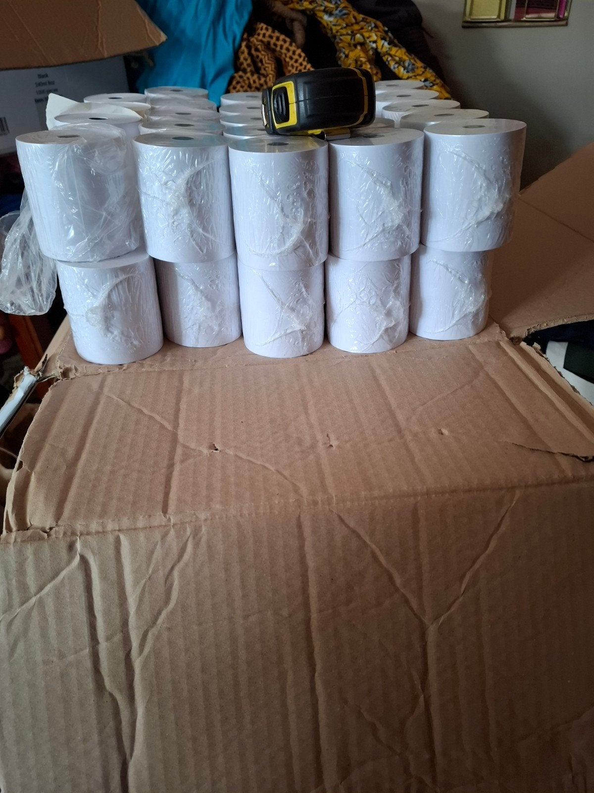 46 niet-thermische kassarollen van 8 cm, Diversen, Papierwaren, Ophalen of Verzenden, Nieuw