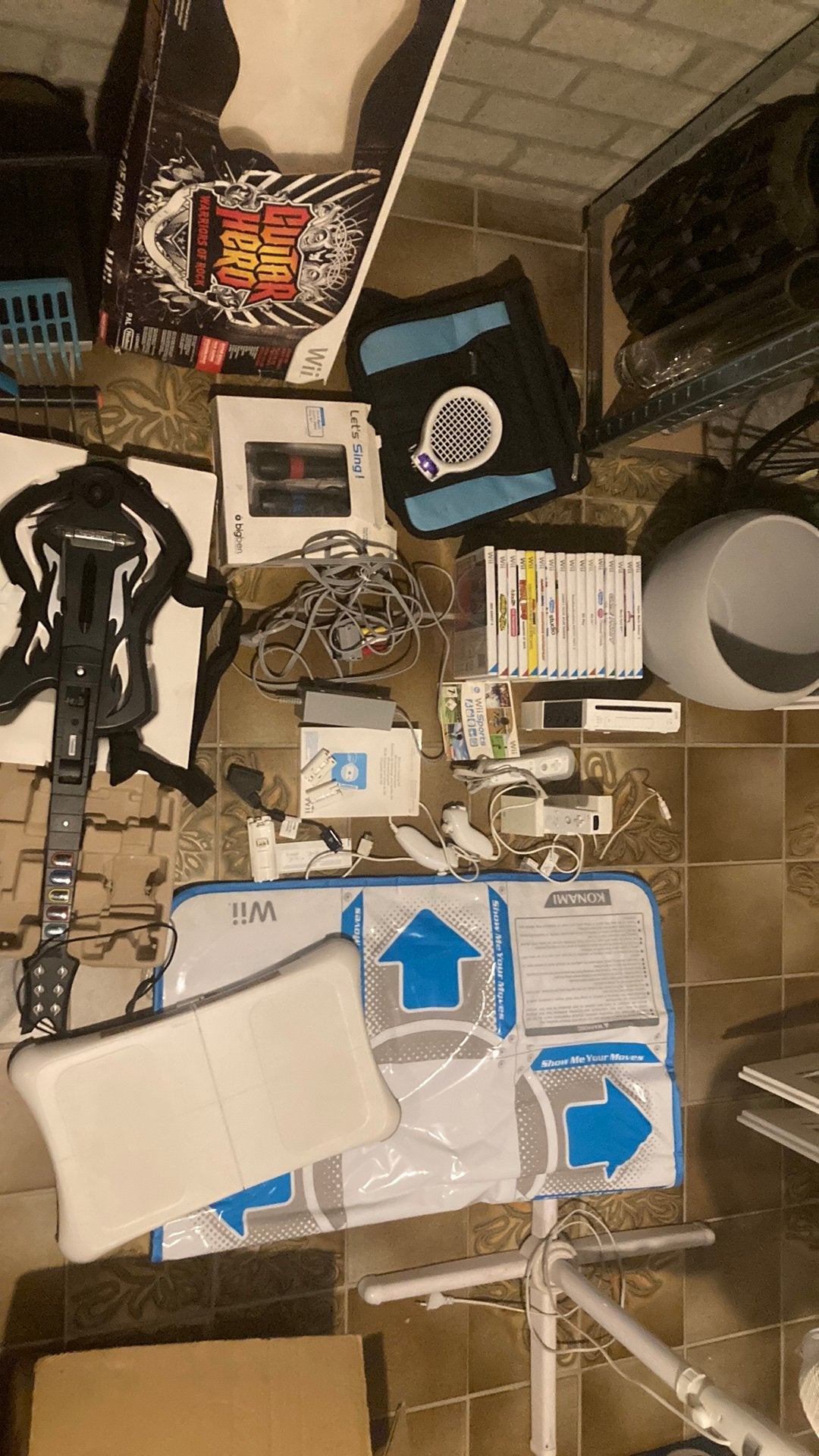 Nintendo Wii set compleet met spellen en accessoires, Ophalen of Verzenden, Gebruikt, Met 2 controllers, Met games