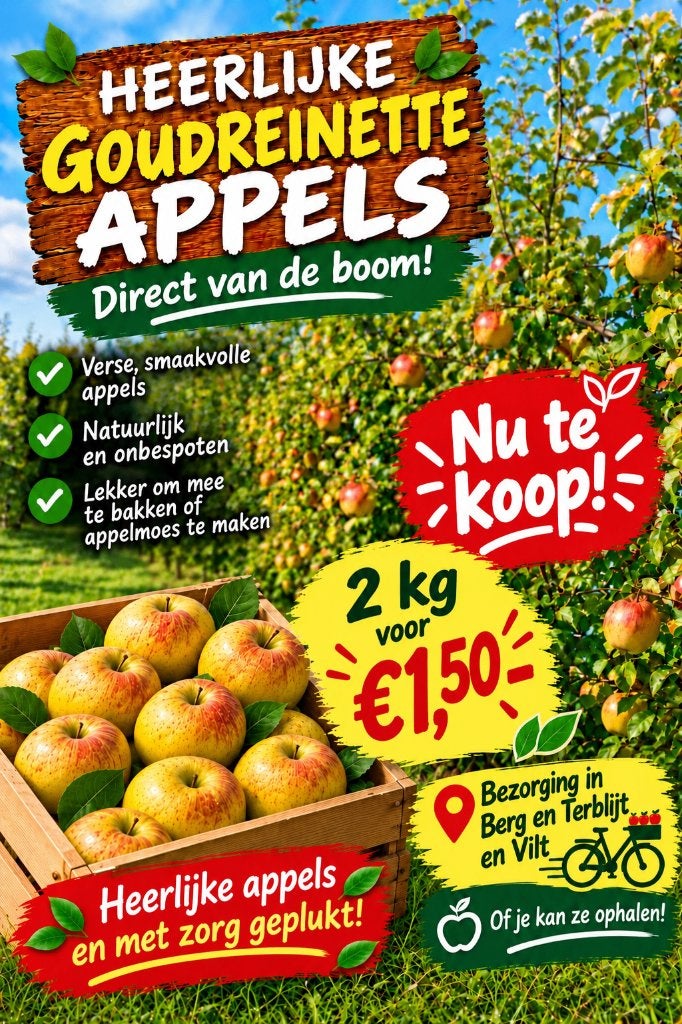 Appels, Ophalen of Verzenden