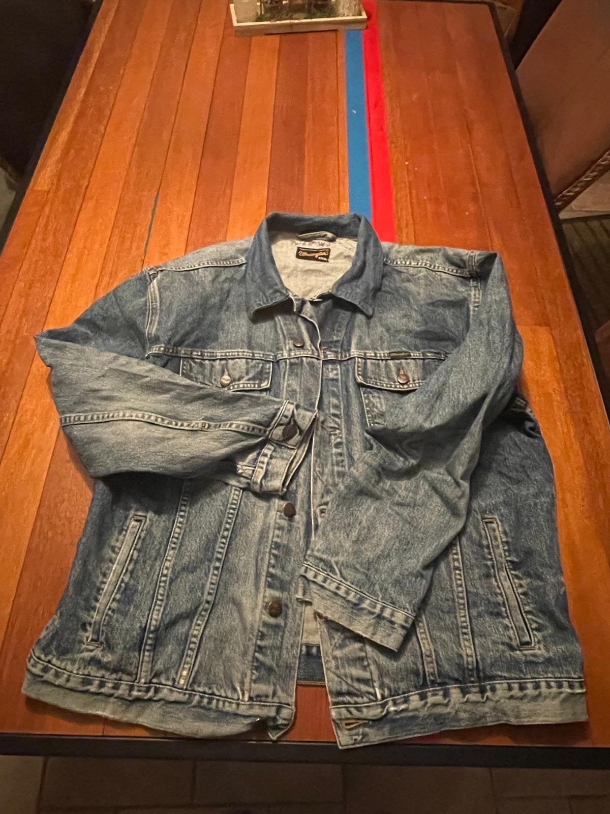 Wrangler spijkerjack - Maat XXXL, Kleding | Heren, Ophalen of Verzenden, Gedragen, Blauw, Overige jeansmaten