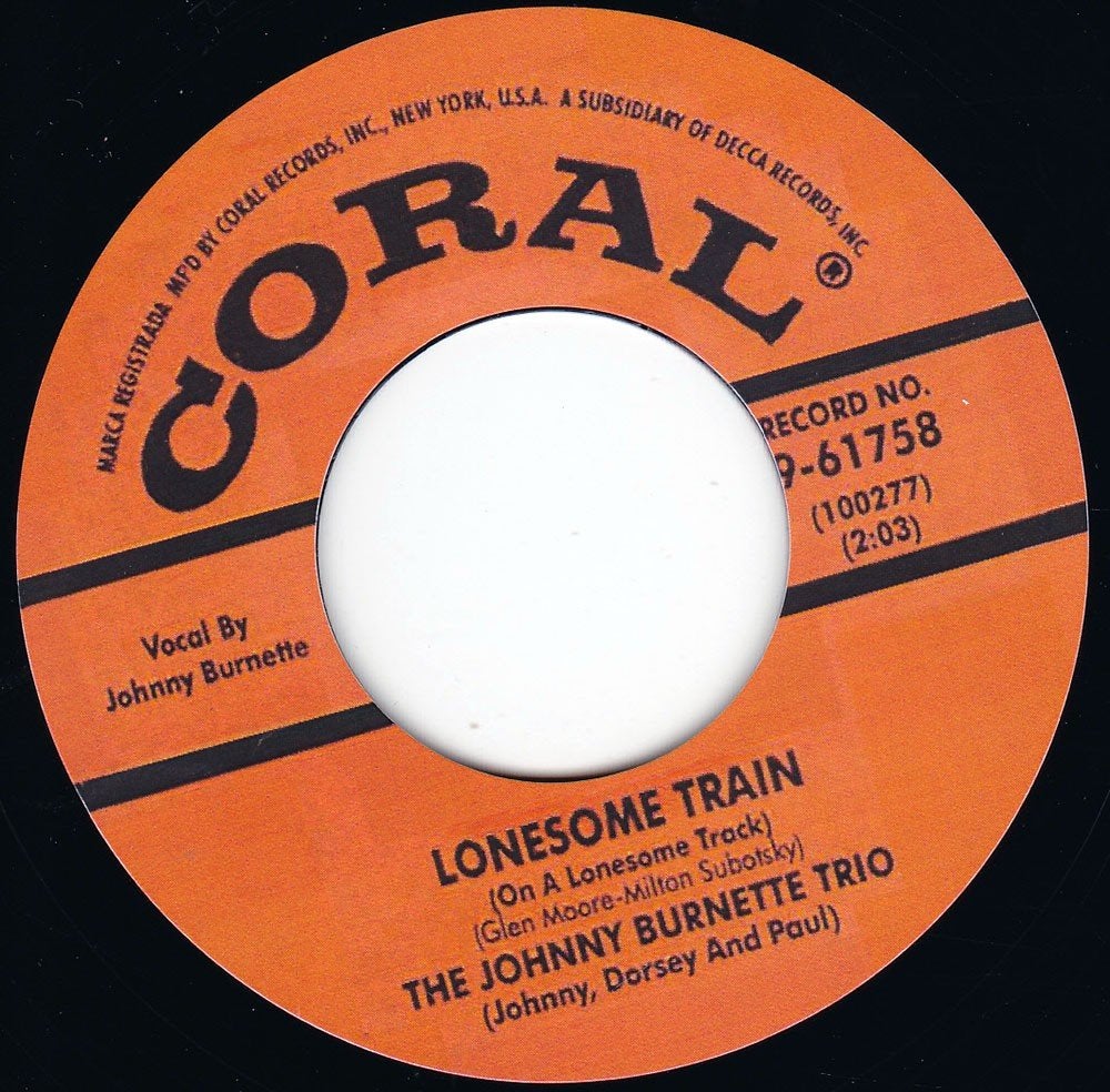 Johnny Burnette - Lonesome Train / Rock Billy Boogie 7", Cd's en Dvd's, Vinyl Singles, Ophalen of Verzenden, Nieuw in verpakking
