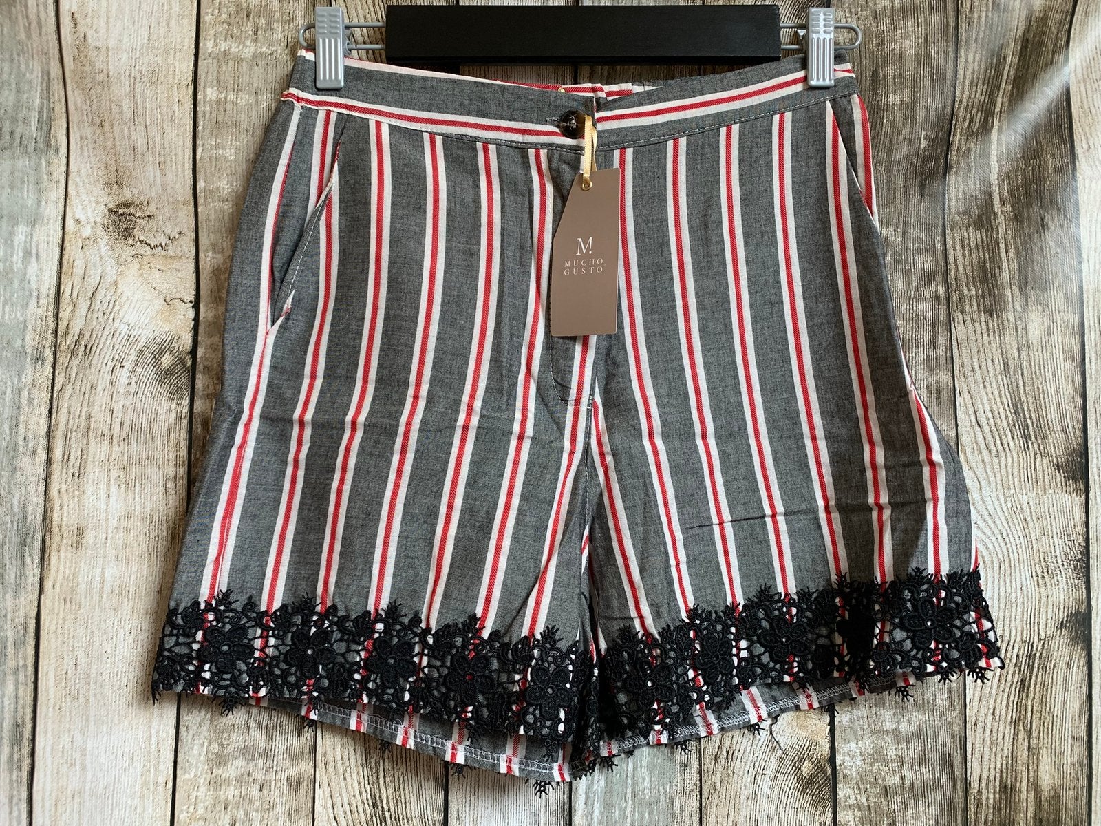 Mucho Gusto super leuke korte broek (Maat S/M), Maat 38/40 (M), Kort, Nieuw, Meerkleurig