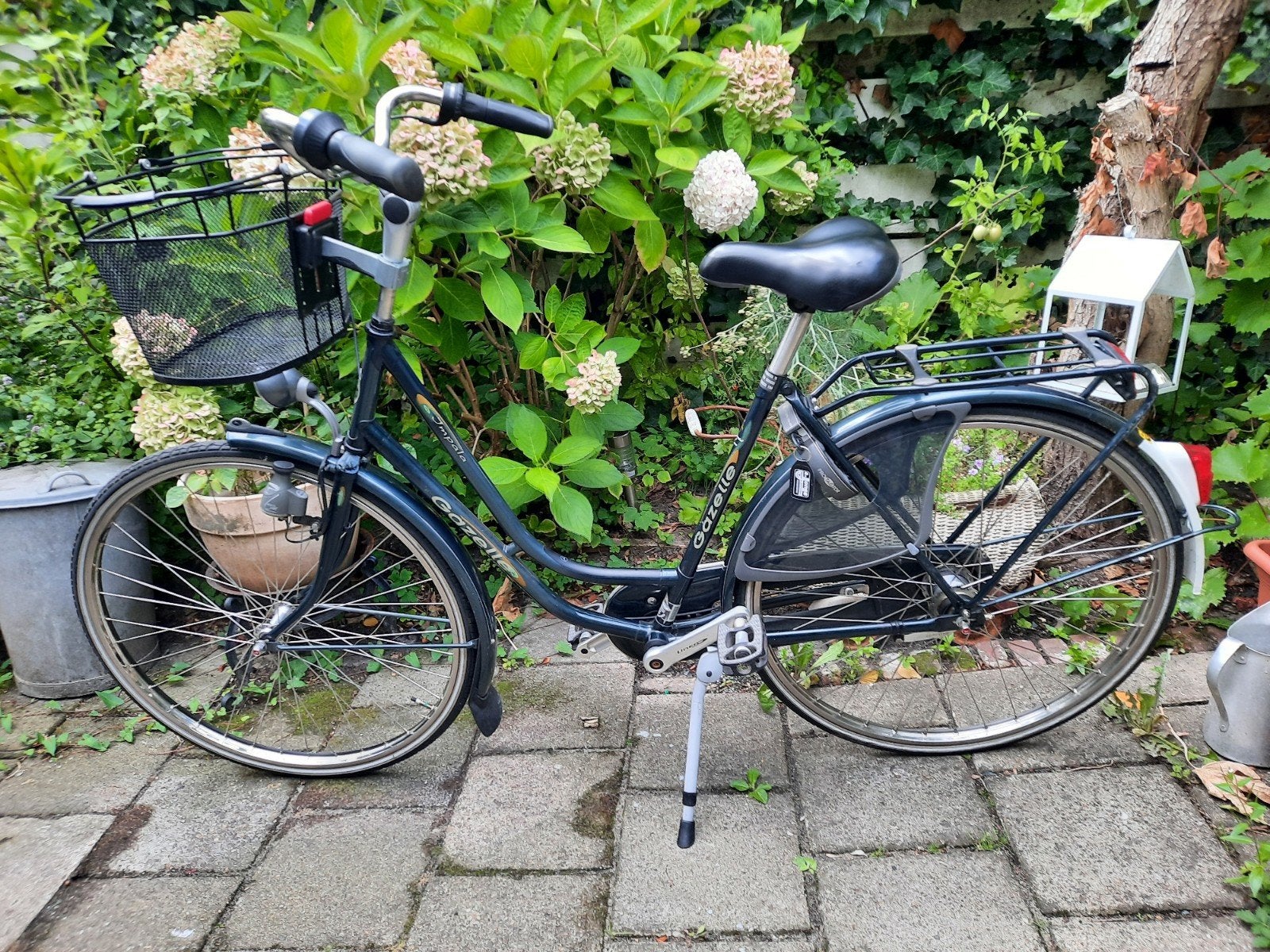 Gazelle Impala damesfiets met mand, Fietsen en Brommers, Fietsen | Dames | Damesfietsen, Ophalen, Terugtraprem, 50 tot 53 cm, Gazelle
