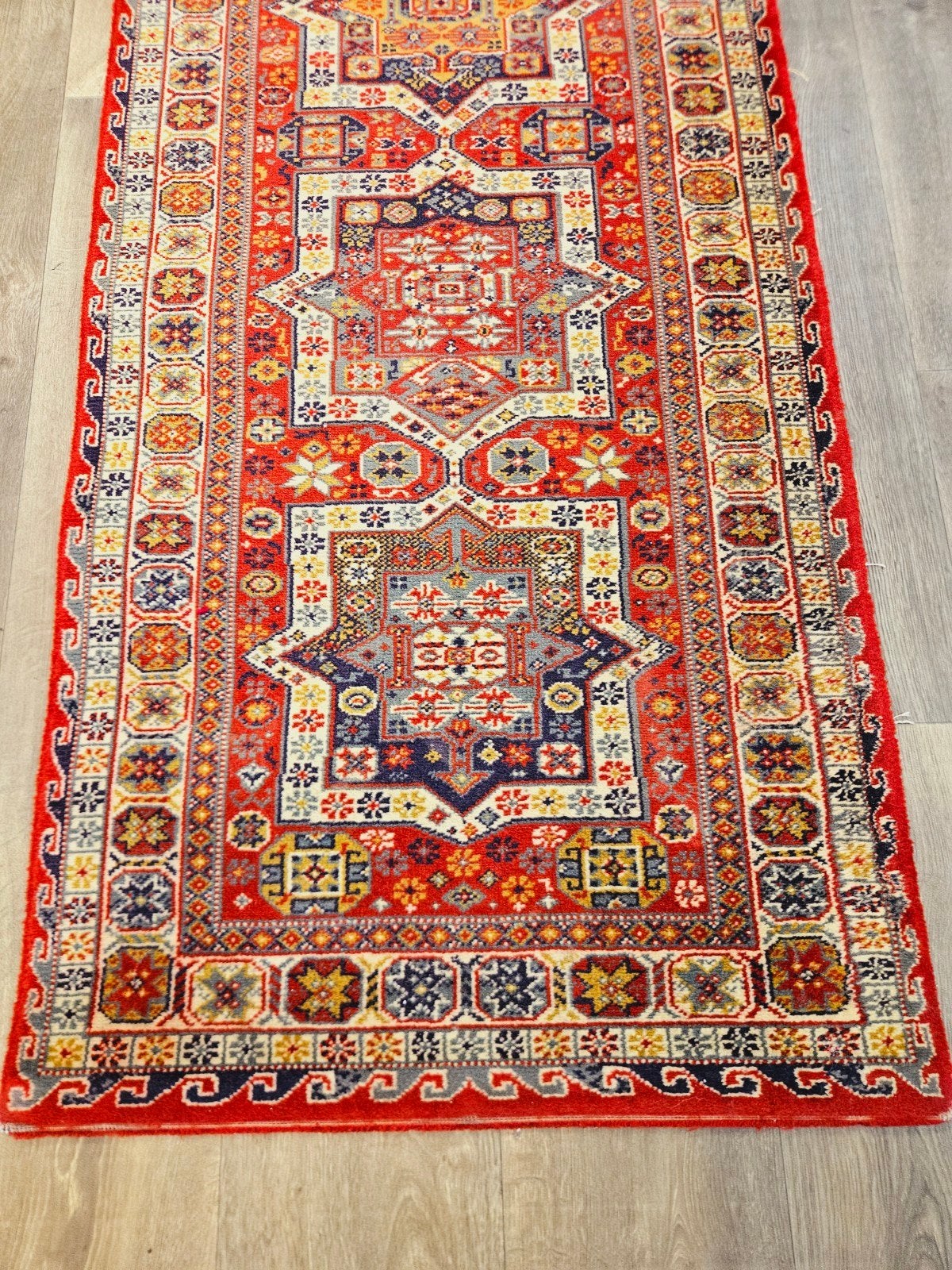 Perzische Loper. Prachtige kleuren en patronen! Weg = Weg!, Perzisch, 200 cm of meer, Zo goed als nieuw, Rechthoekig