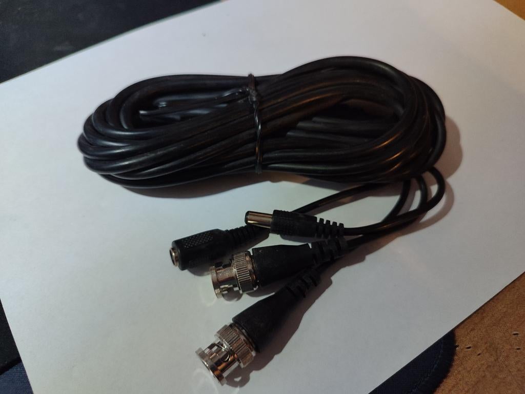 BNC Kabel 5 meter RG59 12V, Ophalen of Verzenden, Nieuw, 2 tot 5 meter, Coaxiale kabel