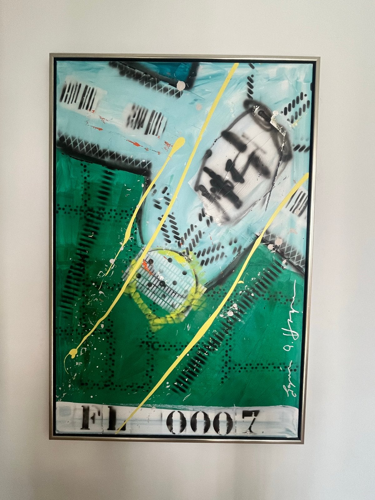 Abstract Kunstwerk 'FL 0007' -  van Espen Greger Hagen, Antiek en Kunst, Ophalen