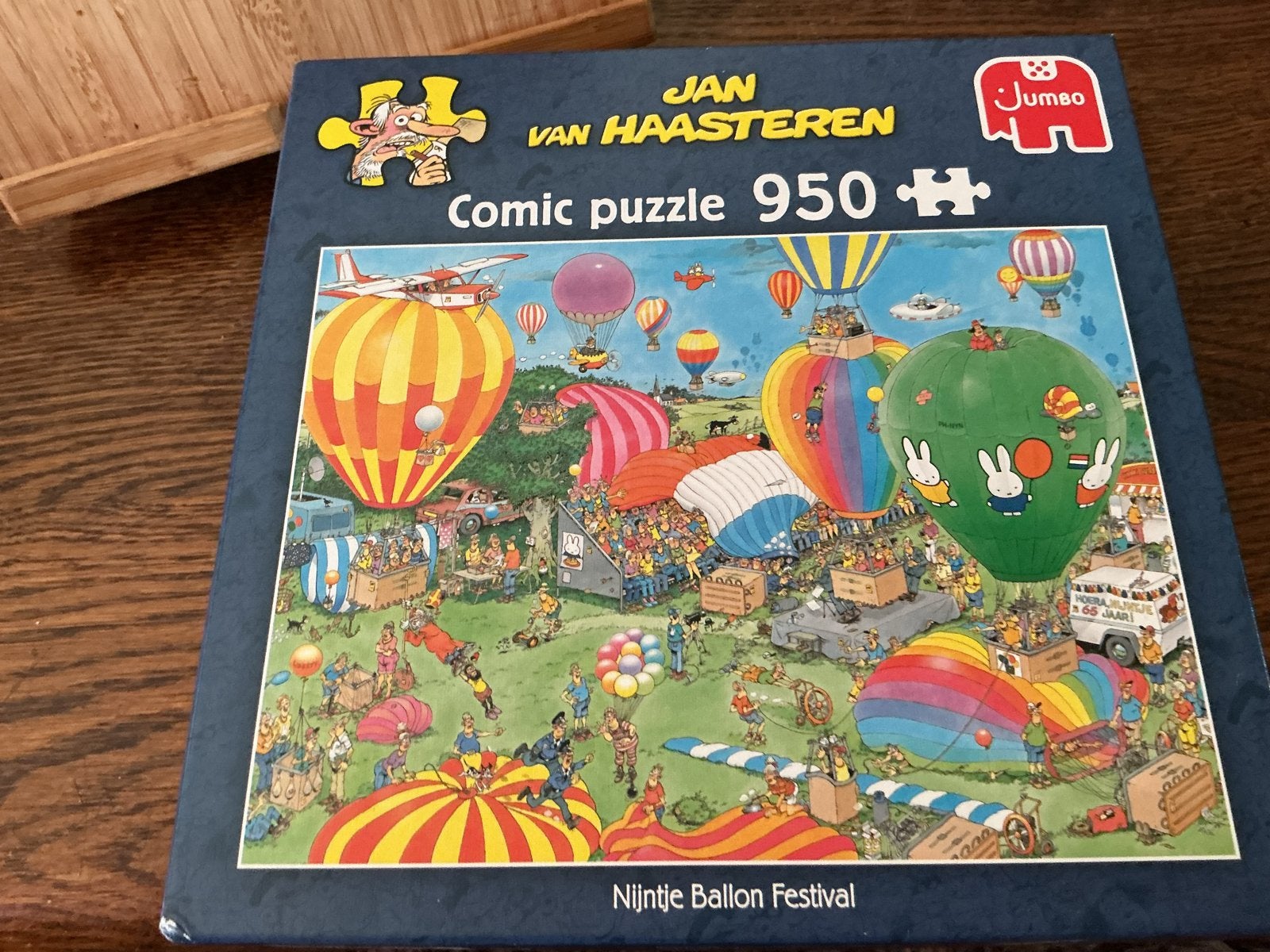 Jan van Haasteren Comic Puzzel 950 stukjes Nijntje Ballon, Ophalen of Verzenden, 500 t/m 1500 stukjes, Zo goed als nieuw, Legpuzzel