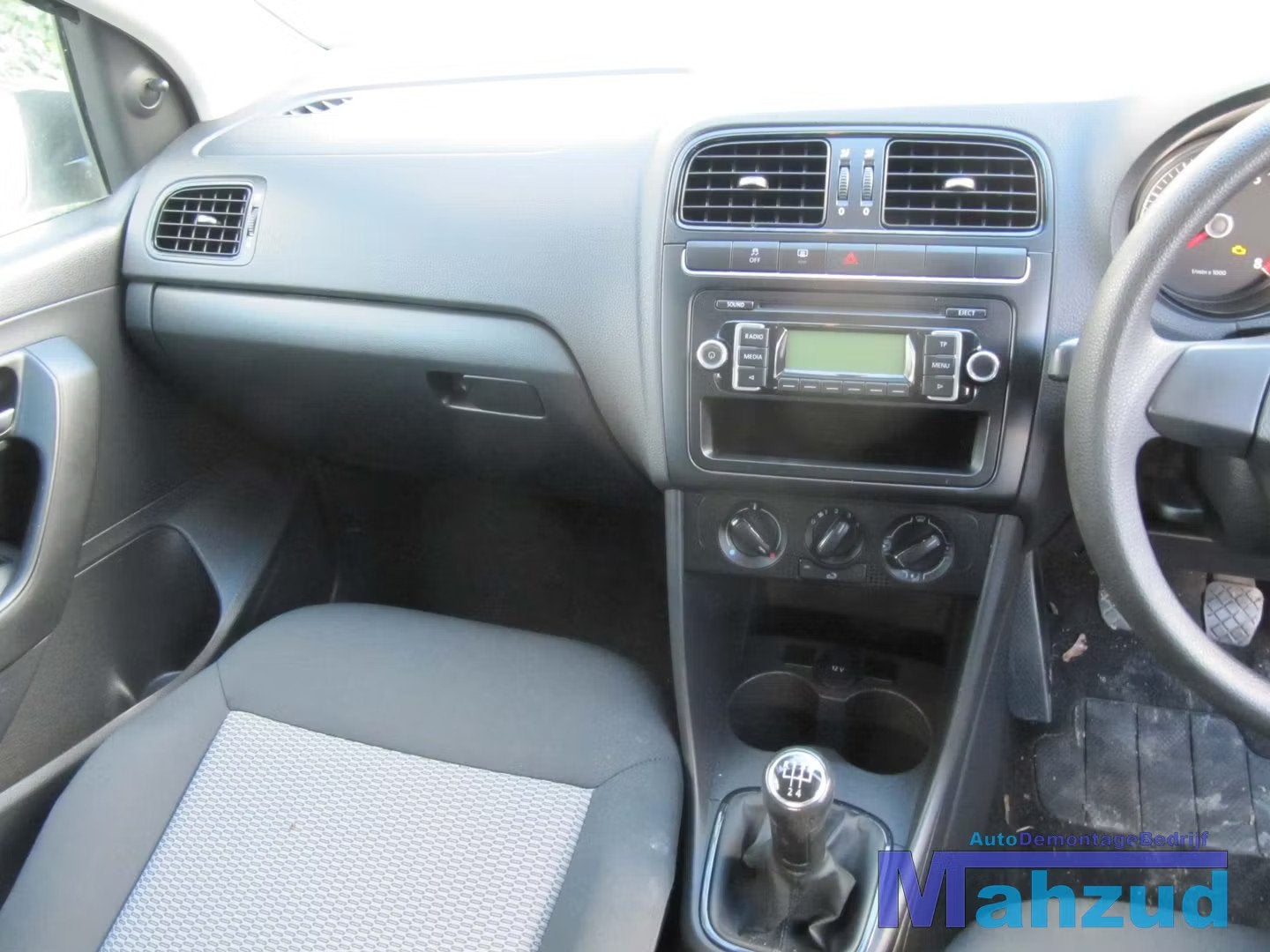 VOLKSWAGEN POLO 6R INTERIEUR 5 DEURS ZWART GRIJS 2009-2015, Auto-onderdelen, Interieur en Bekleding, Gebruikt, Volkswagen, Volkswagen AG