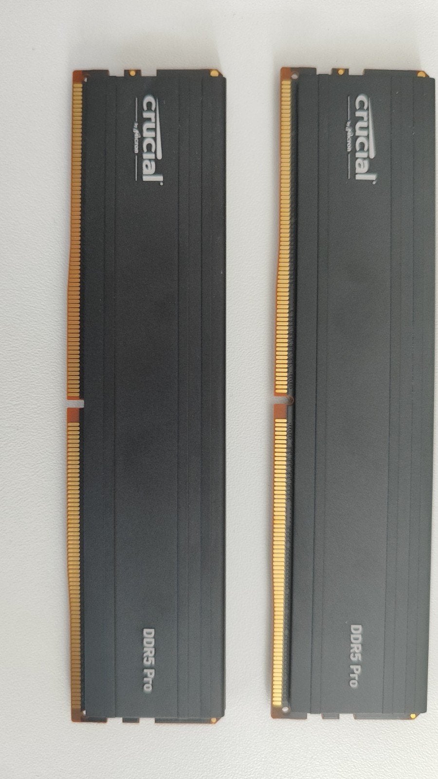 crucial 2x32gb ddr5 5600 cl46 ram geheugen, Computers en Software, RAM geheugen, Ophalen of Verzenden, Zo goed als nieuw, Desktop