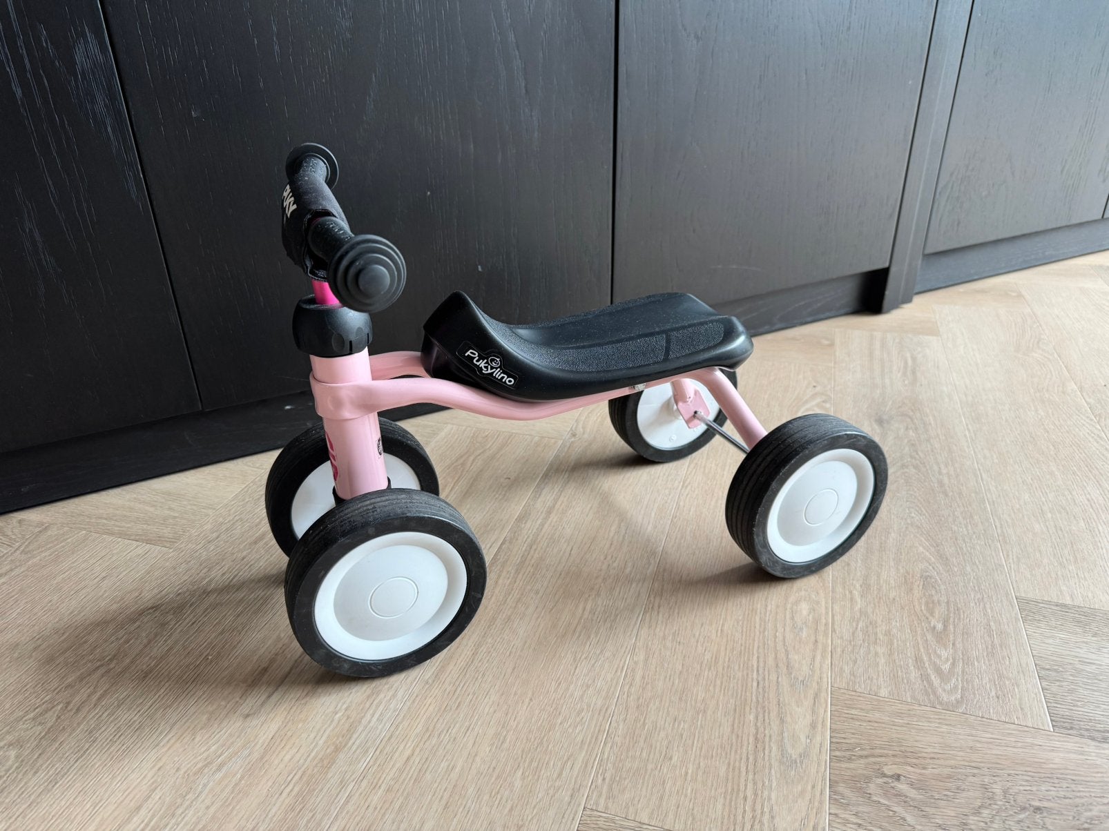 Loopfiets Puky Pukylino roze te koop, Ophalen, Zo goed als nieuw, Loopfiets