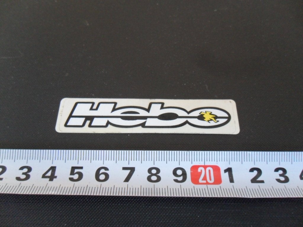 sticker transparant HEBO klein *, Ophalen, Zo goed als nieuw