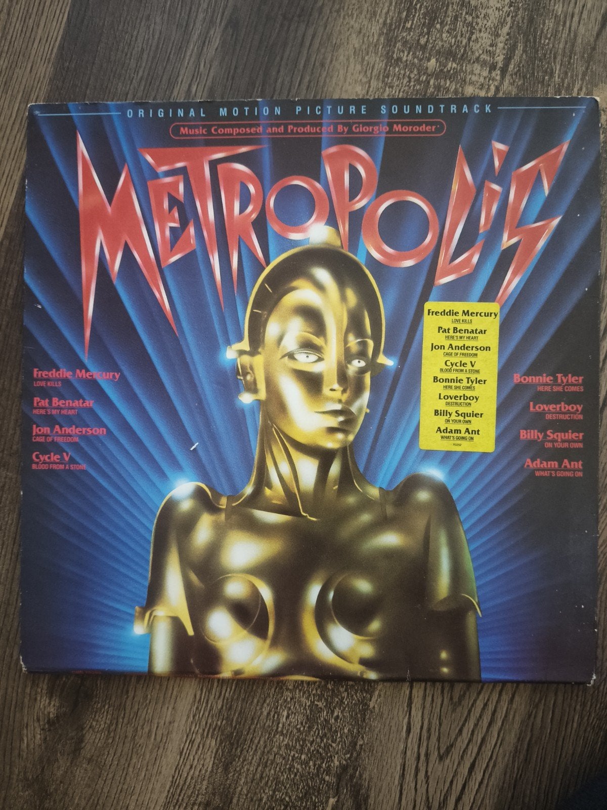 Metropolis Original Motion Picture Soundtrack LP, Gebruikt, Originele persing, 1980 - 1989, Ophalen of Verzenden