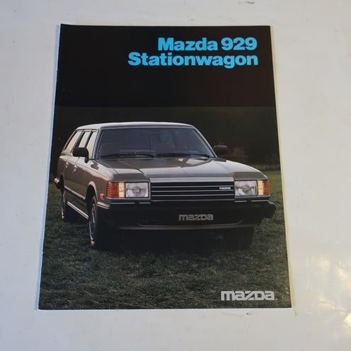 Mazda 929 Stationwagon 1982 folder NL tekst brochure, Ophalen of Verzenden, Gelezen, Mazda