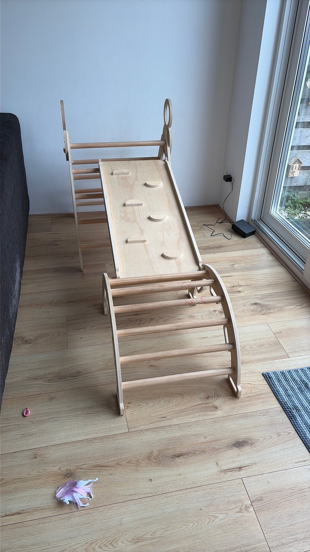 Houten klimberg, Ophalen of Verzenden, Zo goed als nieuw