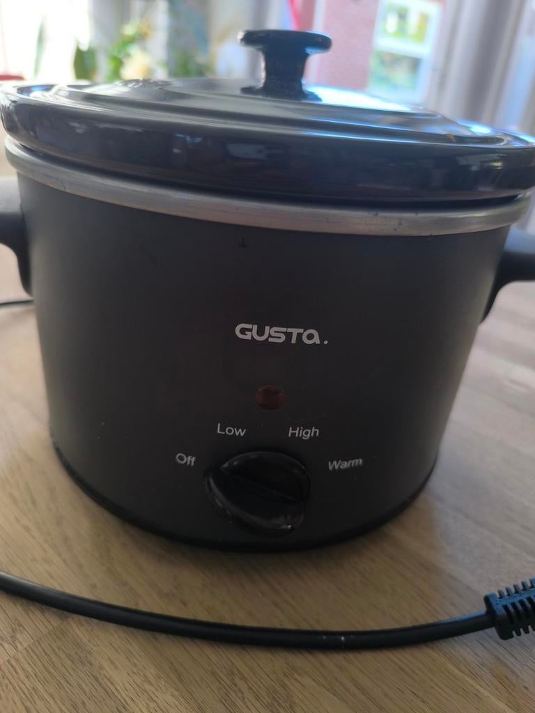 Gusta Slowcooker met ovenbestendige binnenpan, Witgoed en Apparatuur, Slowcookers, Ophalen, Gebruikt