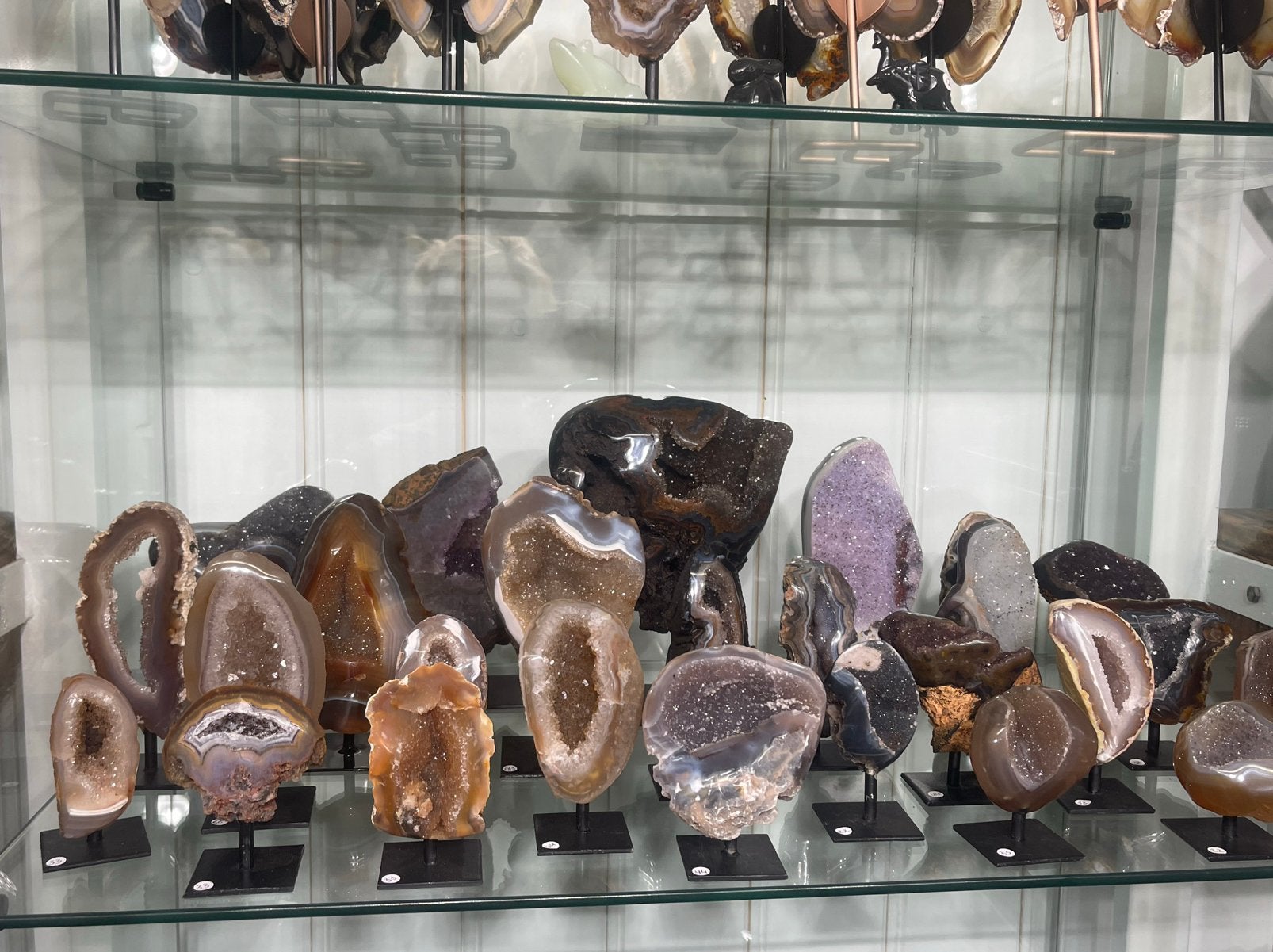 Diverse geode’s op standaard, Ophalen of Verzenden