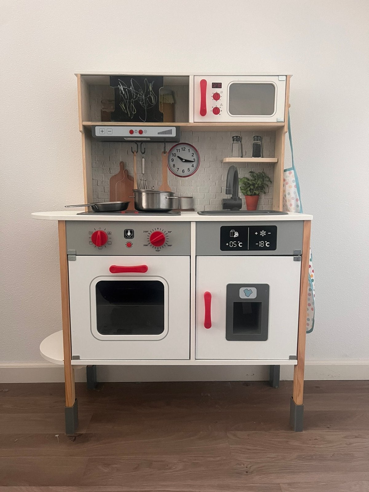 Speelgoedkeuken met boodschappenmand, Ophalen, Gebruikt