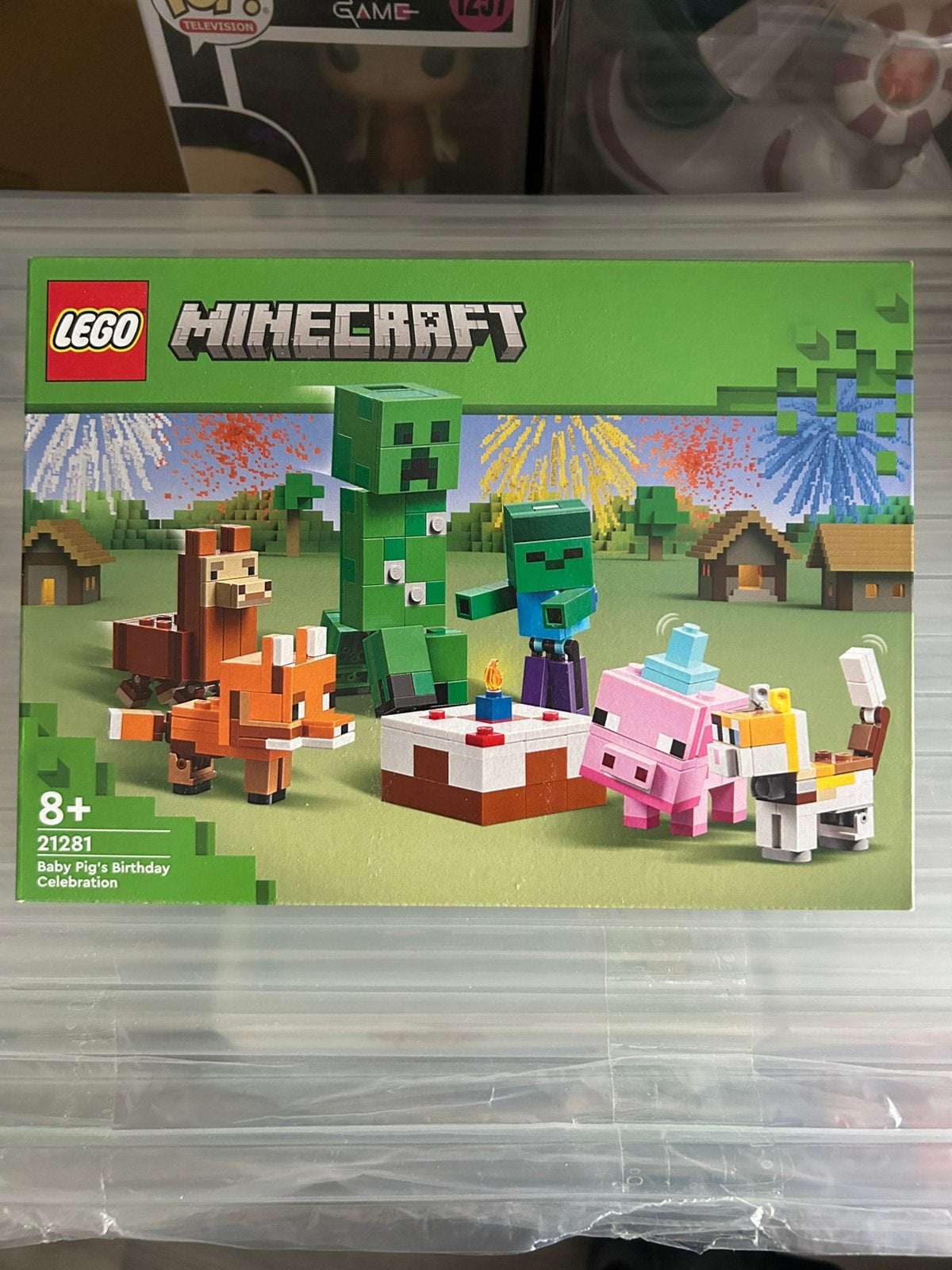 Minecraft 21281 verjaardag van Biggetje, Ophalen of Verzenden, Zo goed als nieuw