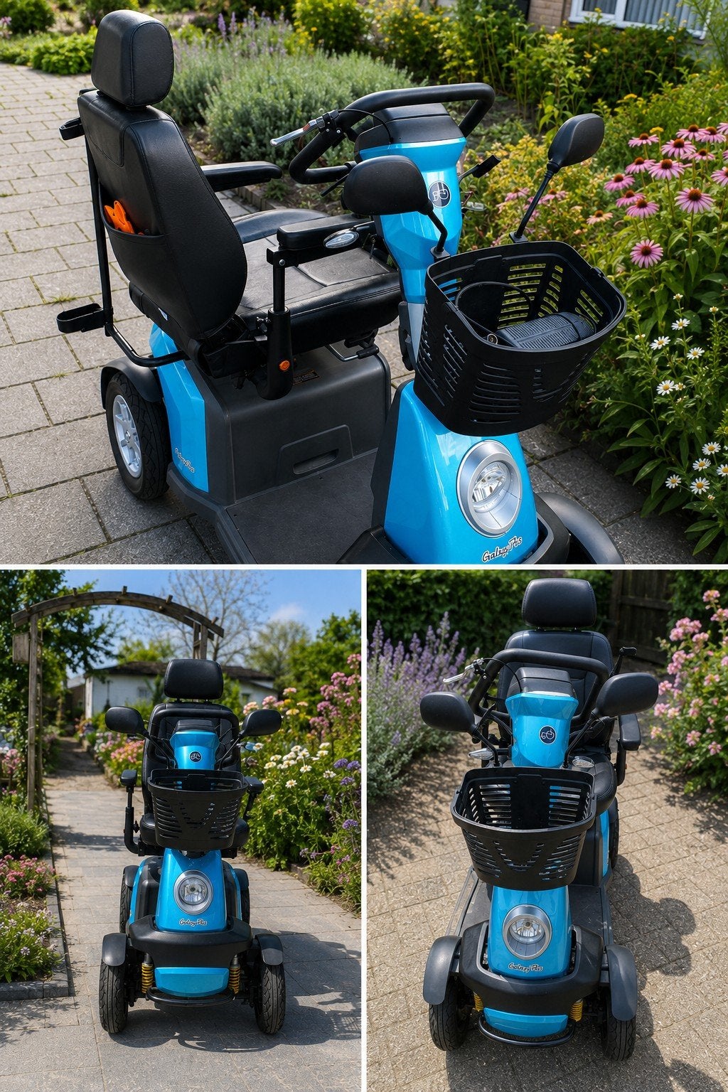 Prachtige en comfortabele Excel Galaxy 4 Scootmobiel, Ophalen, 46 km of meer, Excel, 16 km/u of meer