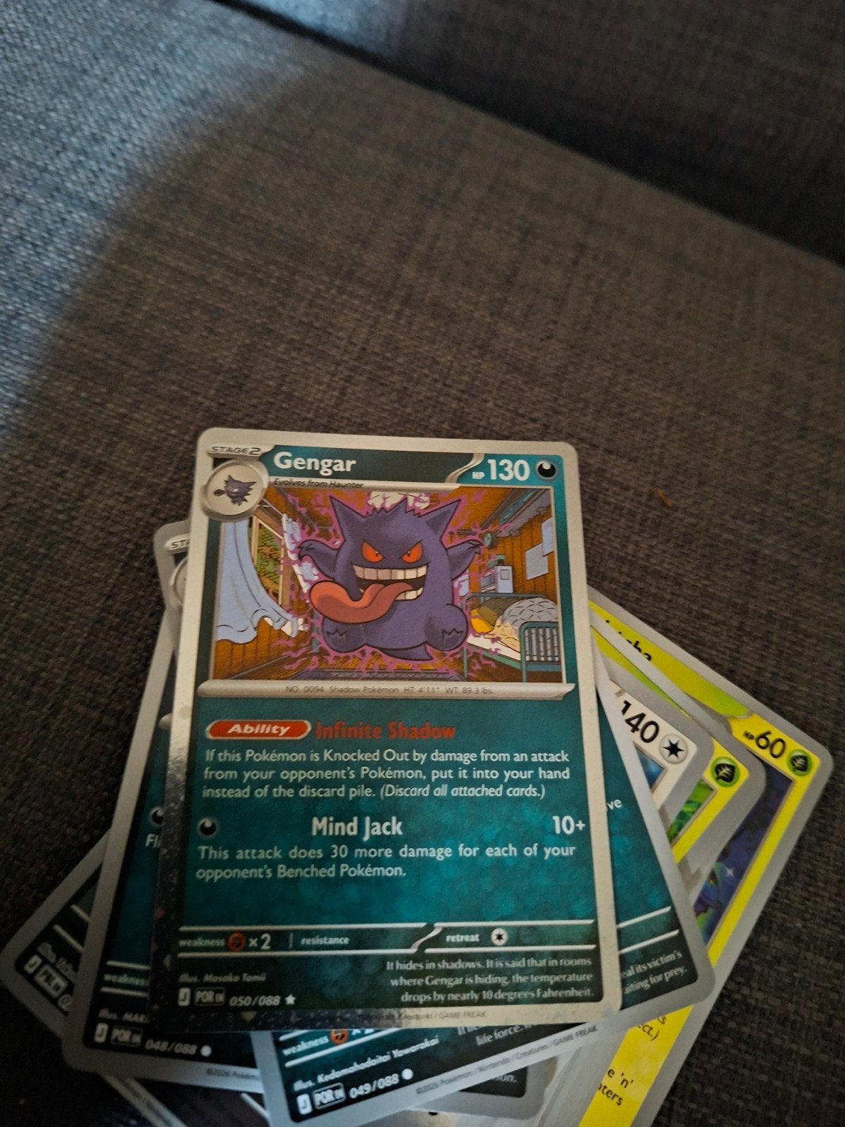 bulk pitch black met oa Gengar en Mega Darkrai EX, Ophalen, Zo goed als nieuw, Meerdere kaarten
