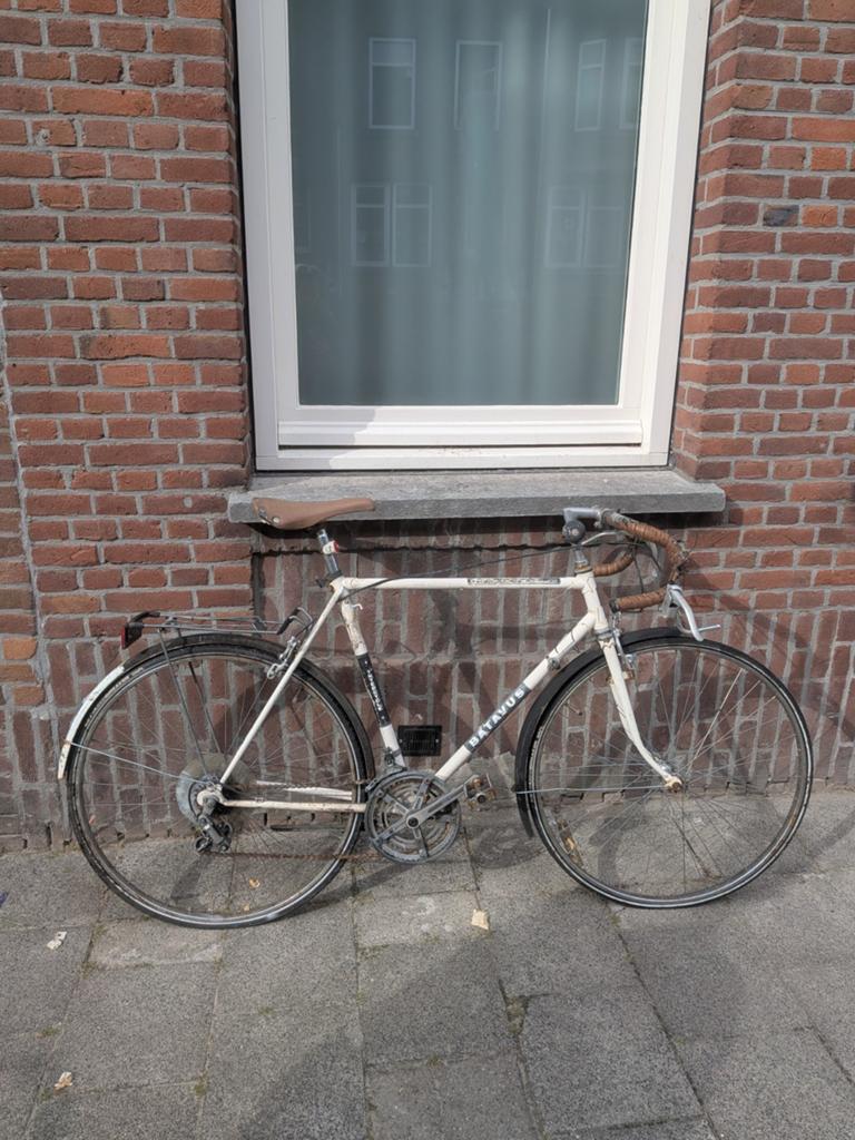 Batavus fiets slechte staat, Minder dan 10 versnellingen, Gebruikt, Staal, Ophalen of Verzenden