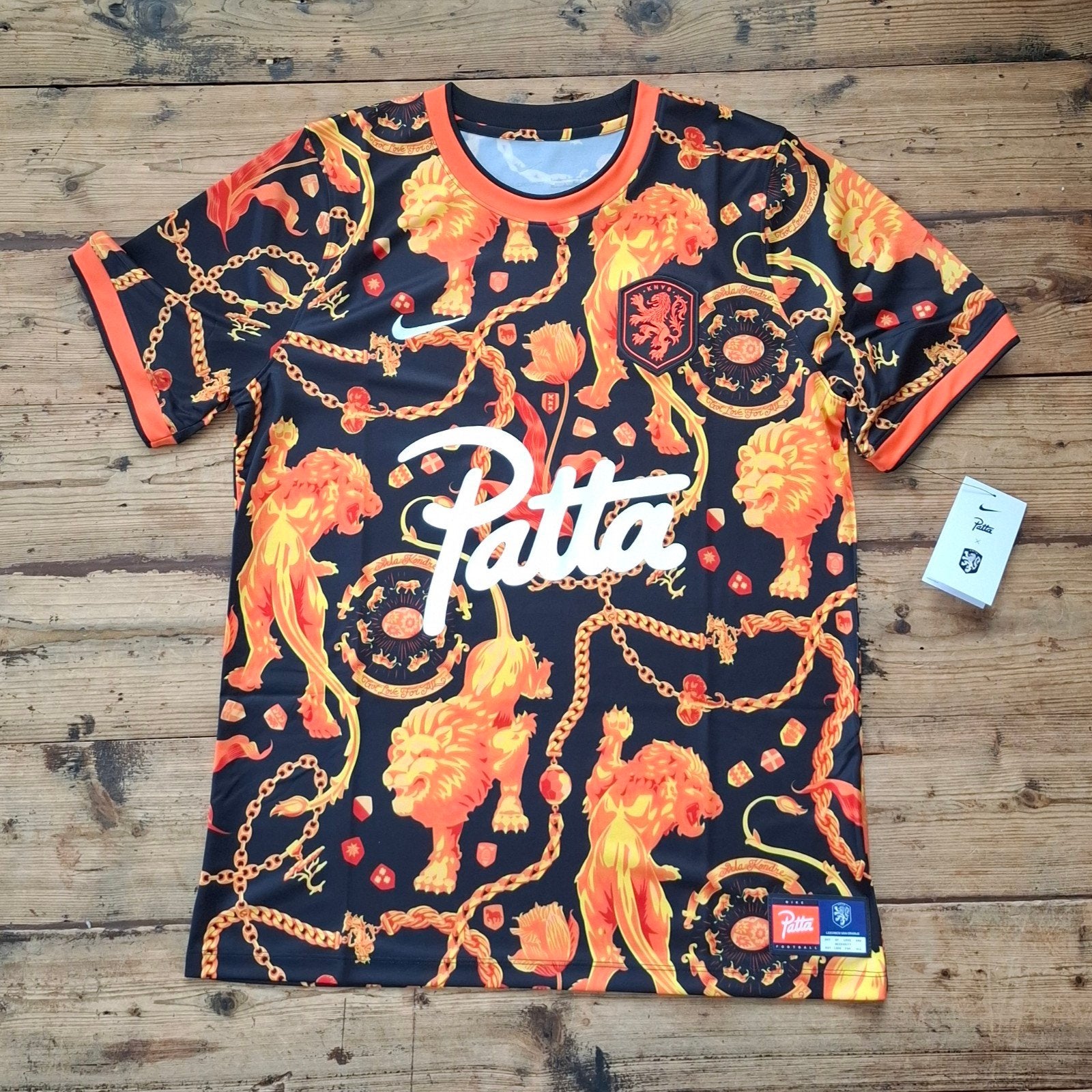 Patta x Nike Oranje Voetbalshirt Maat L, Maat L, Ophalen of Verzenden, Nieuw, Shirt