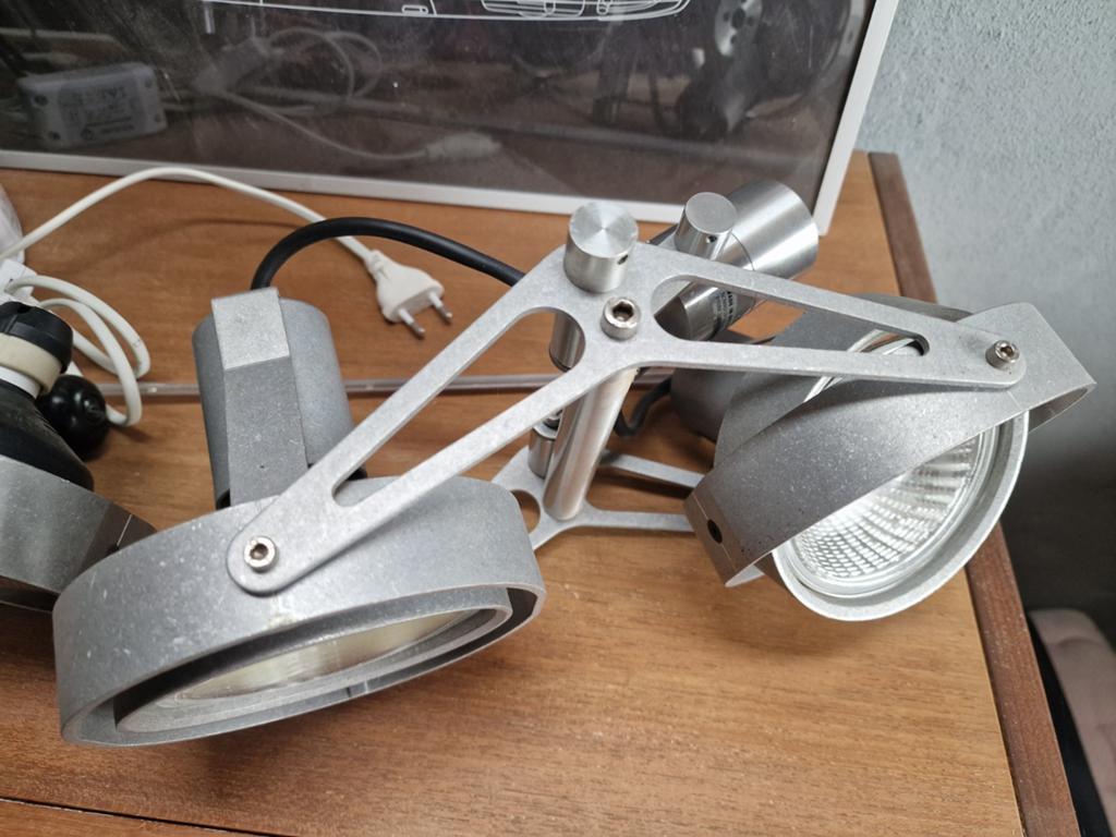 Modular nomad par design lamp, Ophalen of Verzenden, Gebruikt, Metaal of Aluminium
