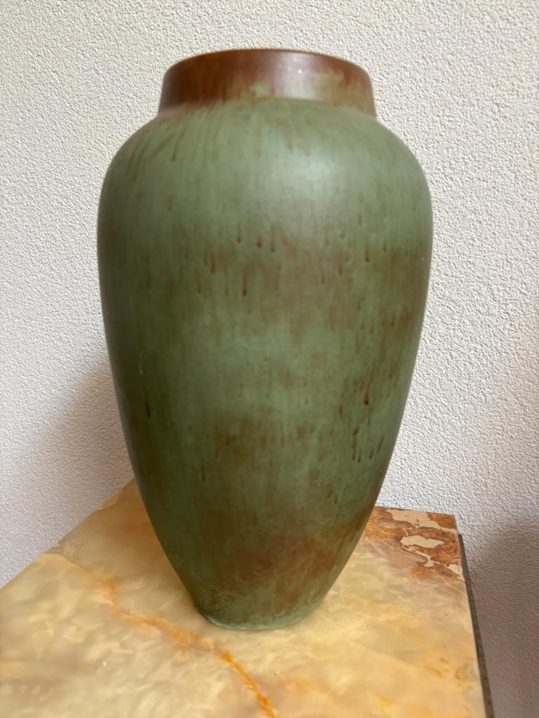 Brutalist vaas Paul Zippmann West-Germany Keramik 32 cm, Antiek en Kunst, Antiek | Vazen, Ophalen of Verzenden