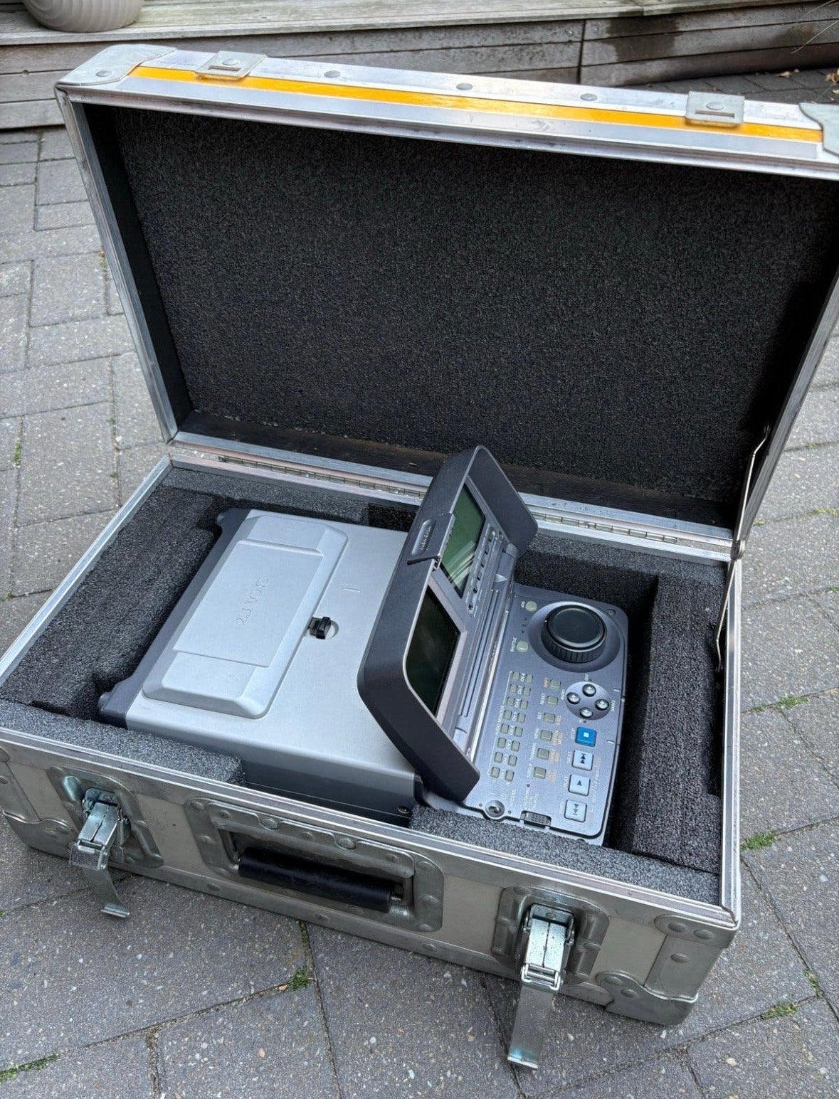 Sony PDW-V1 XDCAM Professionele Disc Recorder in flightcase, Ophalen of Verzenden, Gebruikt