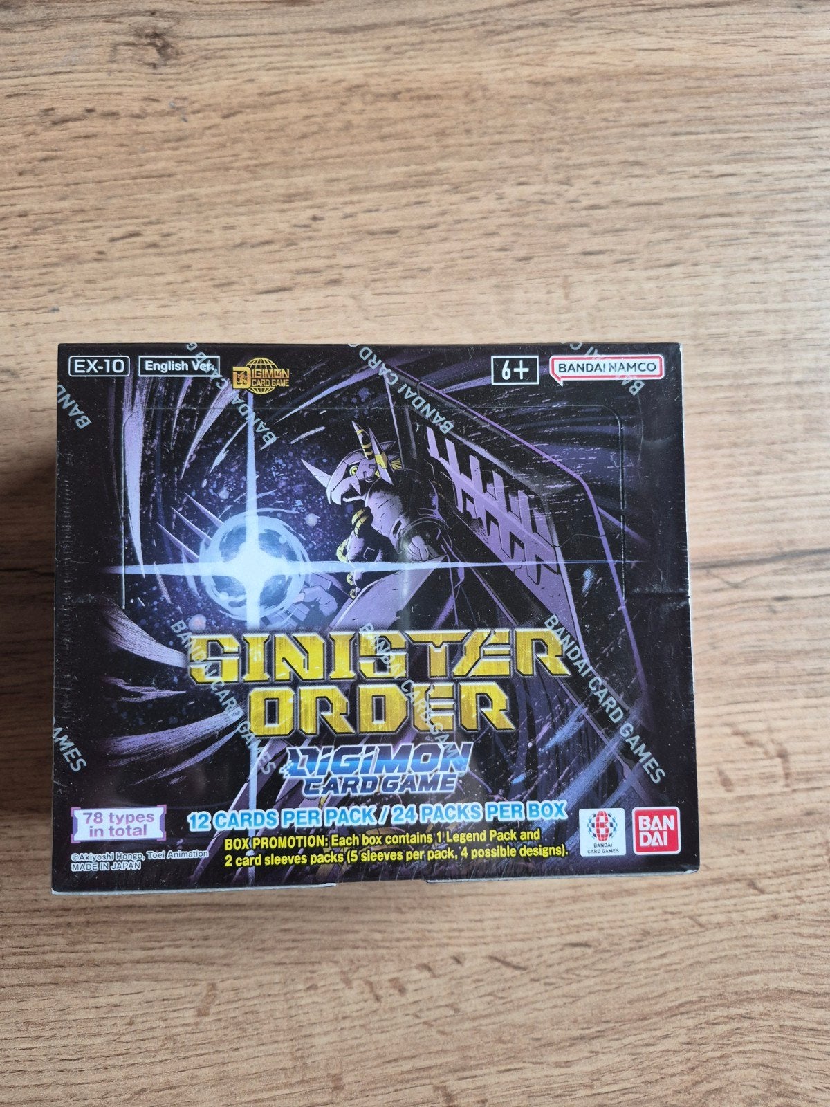 Digimon Card Game EX-10 Sinister Order Booster Box, Verzenden, Nieuw, Boosterbox