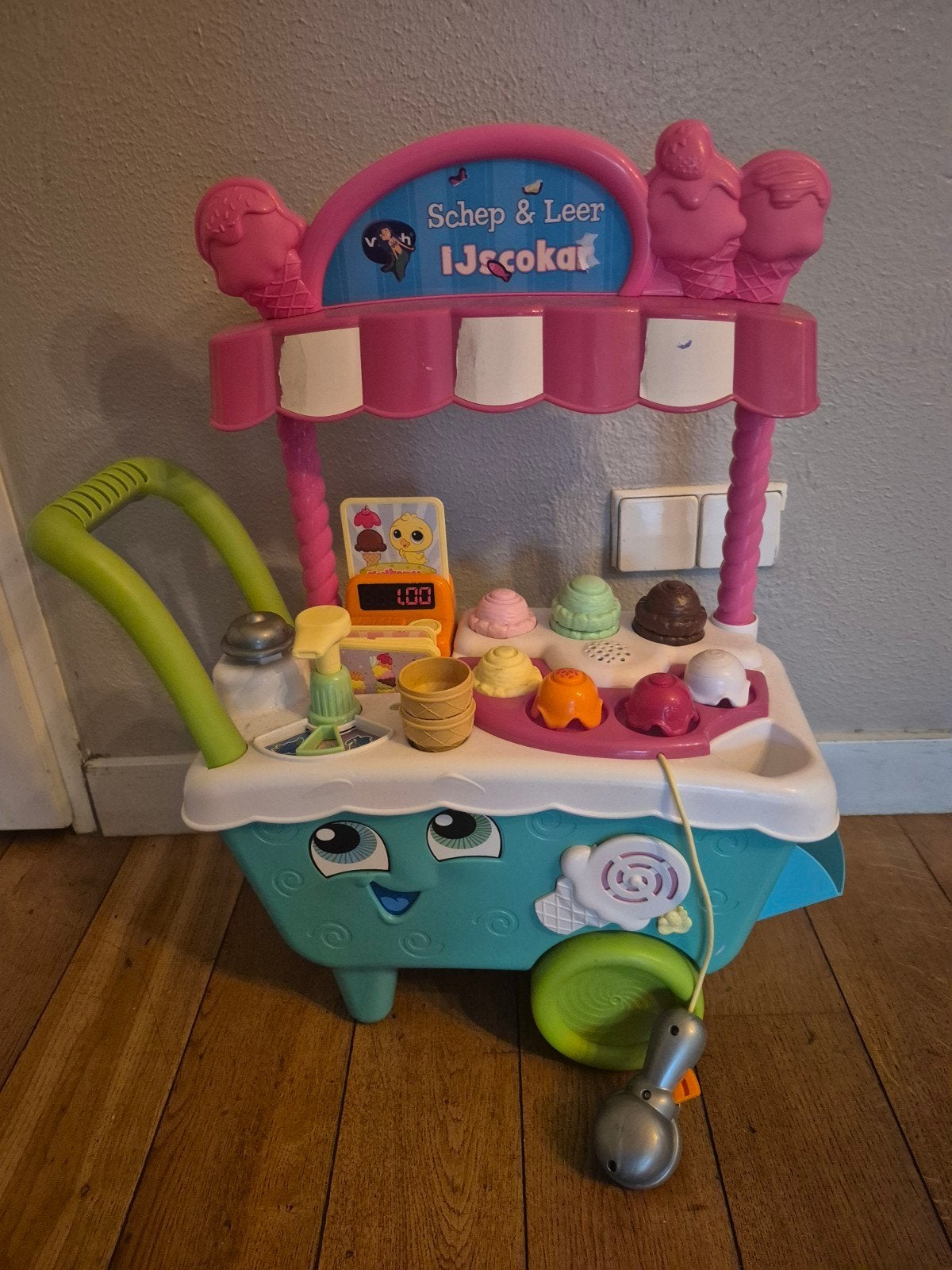 VTech Schep & Leer IJscokar, Ophalen