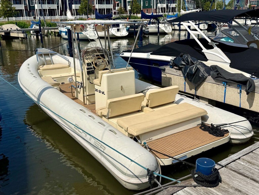 Scanner 800D 320 PK Mercruiser, Watersport en Boten, Ophalen, Zonnedek, Binnenboordmotor, Diesel
