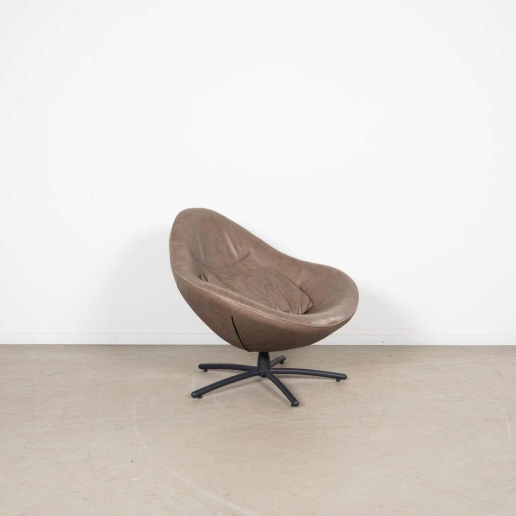 1x Label Hidde Fauteuil Taupe Leer