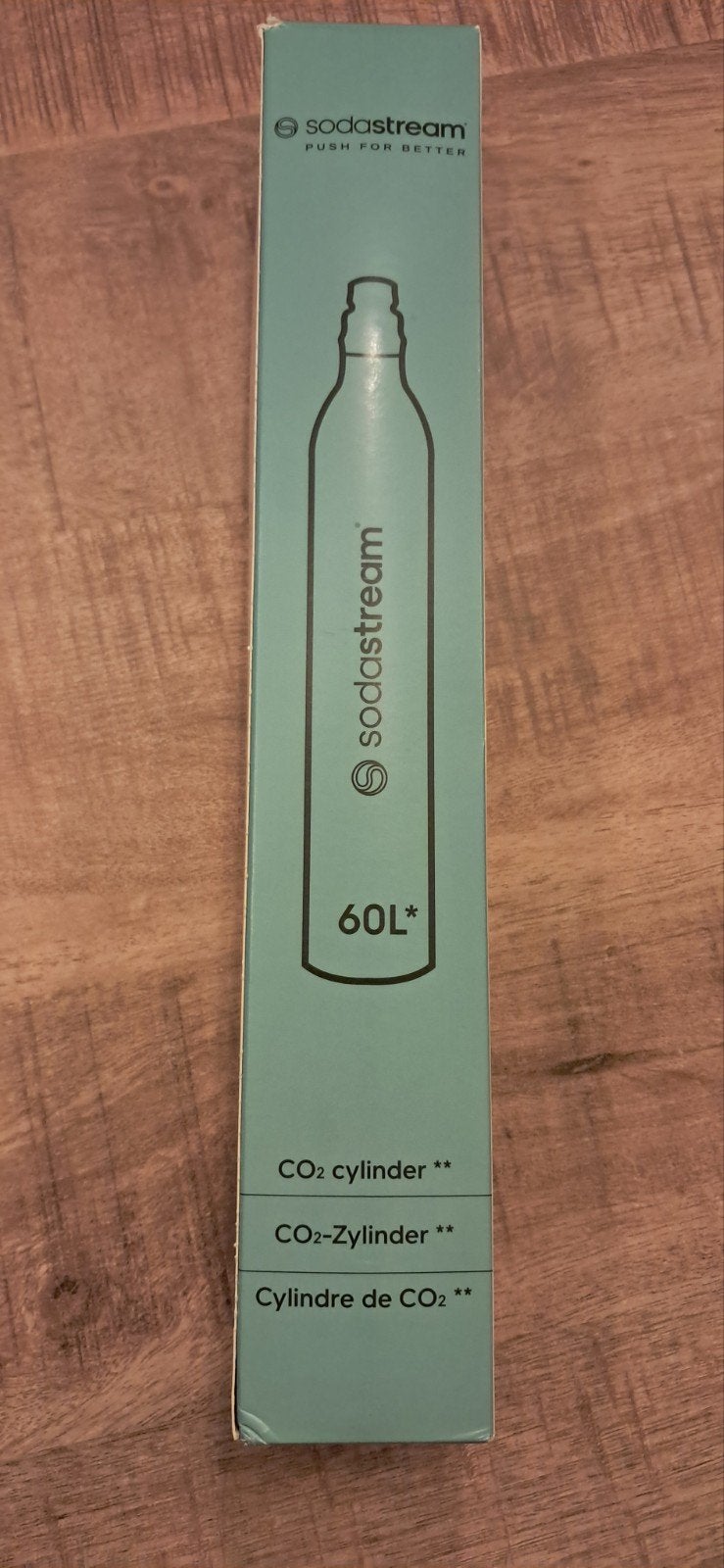 Sodastream CO2 cilinder 60L - Nieuw.  Blauw, Ophalen of Verzenden, Nieuw