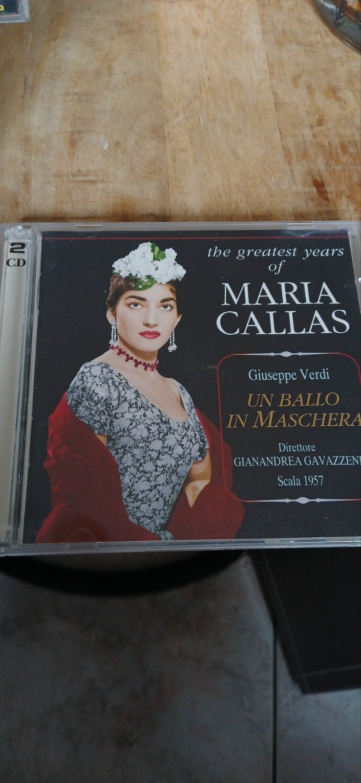 Maria Callas-The Greatest Years: Un Ballo in Maschera (2CD), Gebruikt, Verdi, Opera of Operette, Ophalen of Verzenden