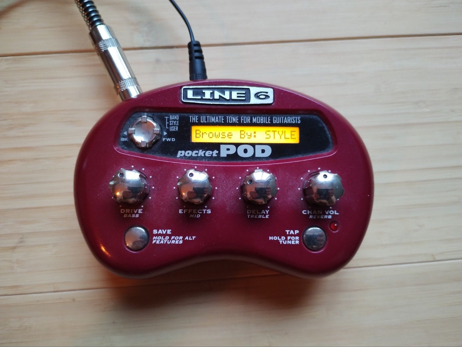 Line6 pocket POD, Muziek en Instrumenten, Ophalen of Verzenden, Zo goed als nieuw, Multi-effect