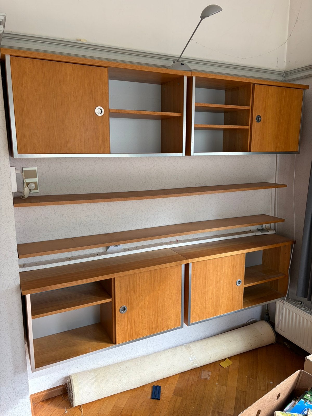 Modulaire wandkast / design kasten met deuren, Ophalen, Zo goed als nieuw